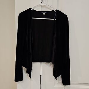 NWT Tommy Hilfiger Black Velvet Cardigan